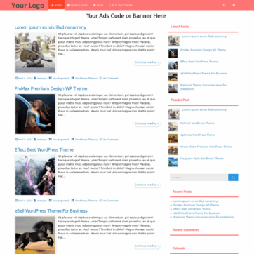ReFresh WP Theme