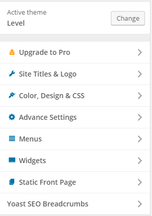 level-theme-customizer-option