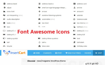 font awesome icons