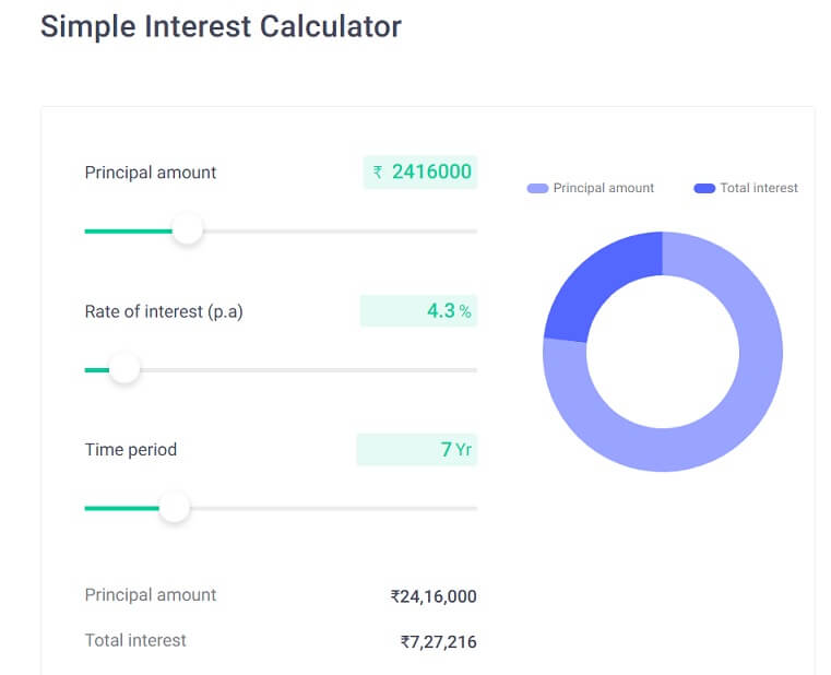 simple interest calculator